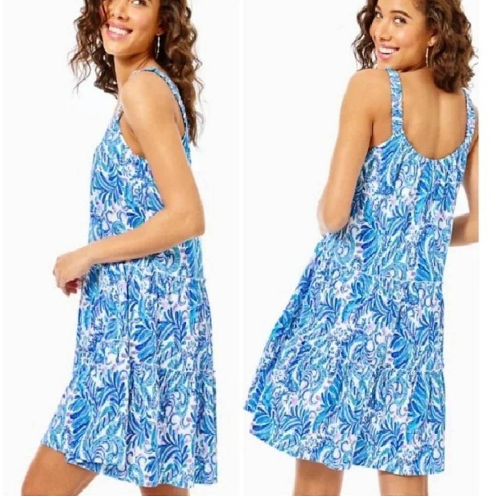 Lilly Pulitzer Loro Dress in Baha Blue Bird